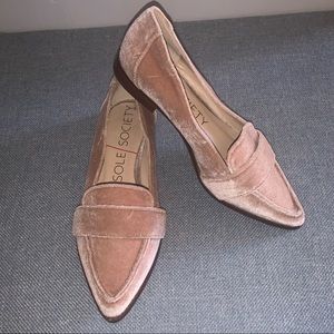 Sole Society Edie Velvet Loafer